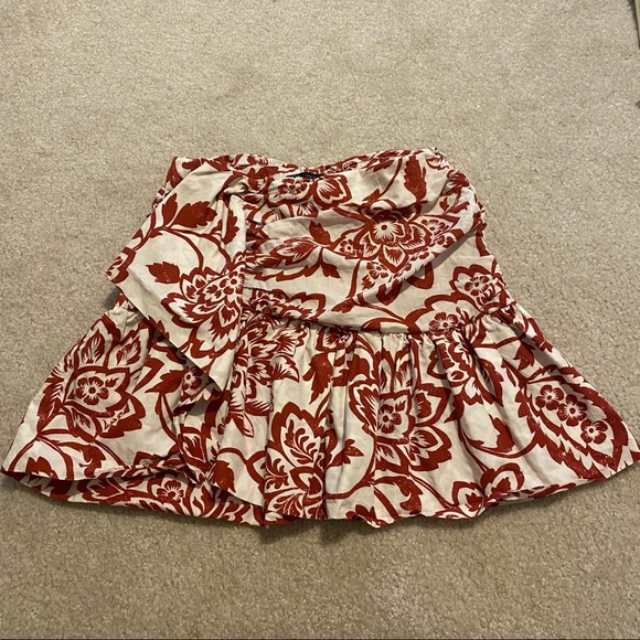 ZARA NWT FLORAL PRINT SKIRT - Picture 11 of 16
